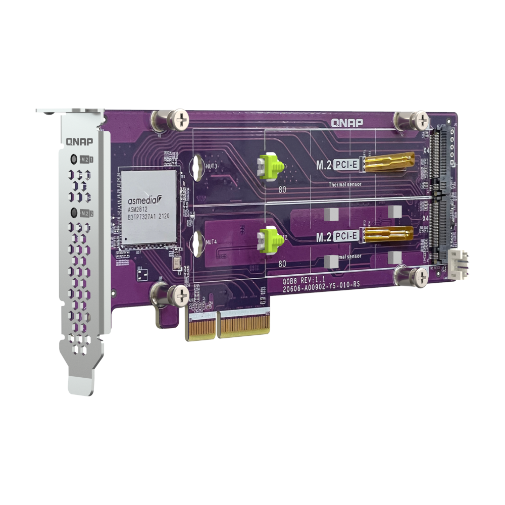 QNAP QM2-2P-344A Expansion Card Side View 5