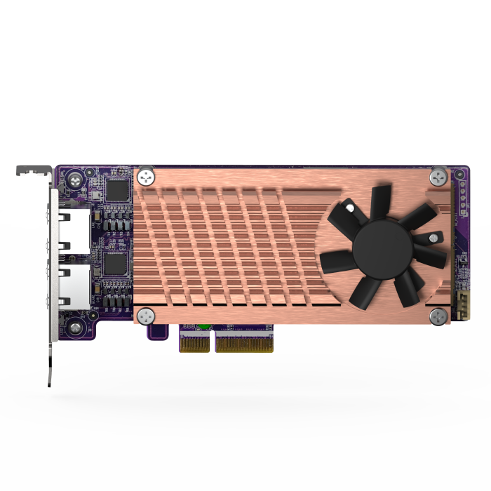 QNAP QM2-2P2G2T Expansion Card Side View 4