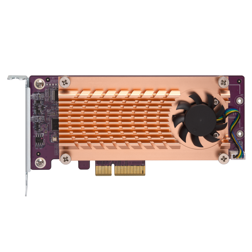 QNAP QM2-2S-220A Expansion Card Side View 3