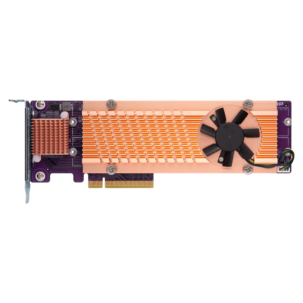 QNAP QM2-4P-284 Expansion Card Back View (I/O ports)