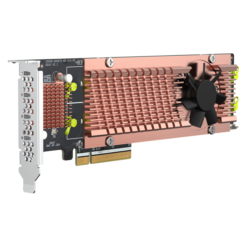 QNAP QM2-4P-384 Expansion Card Front View
