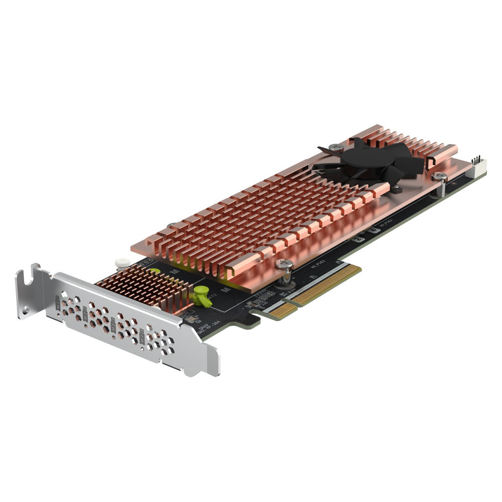 QNAP QM2-4P-384 Expansion Card Side View 5
