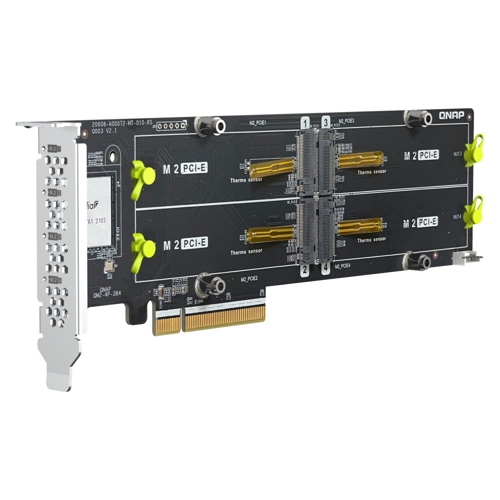 QNAP QM2-4P-384 Expansion Card Side View 4