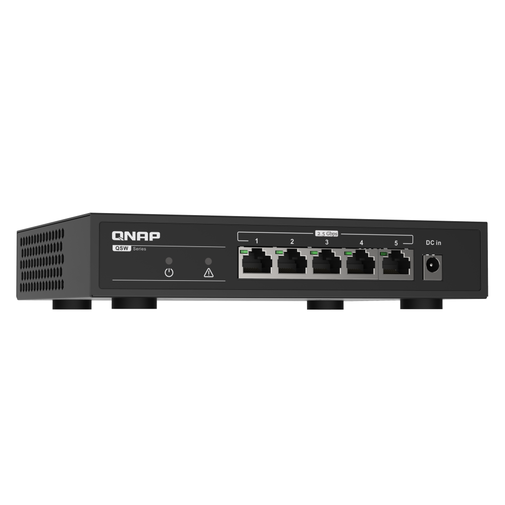 QNAP QSW-1105-5T Switch Side View 4