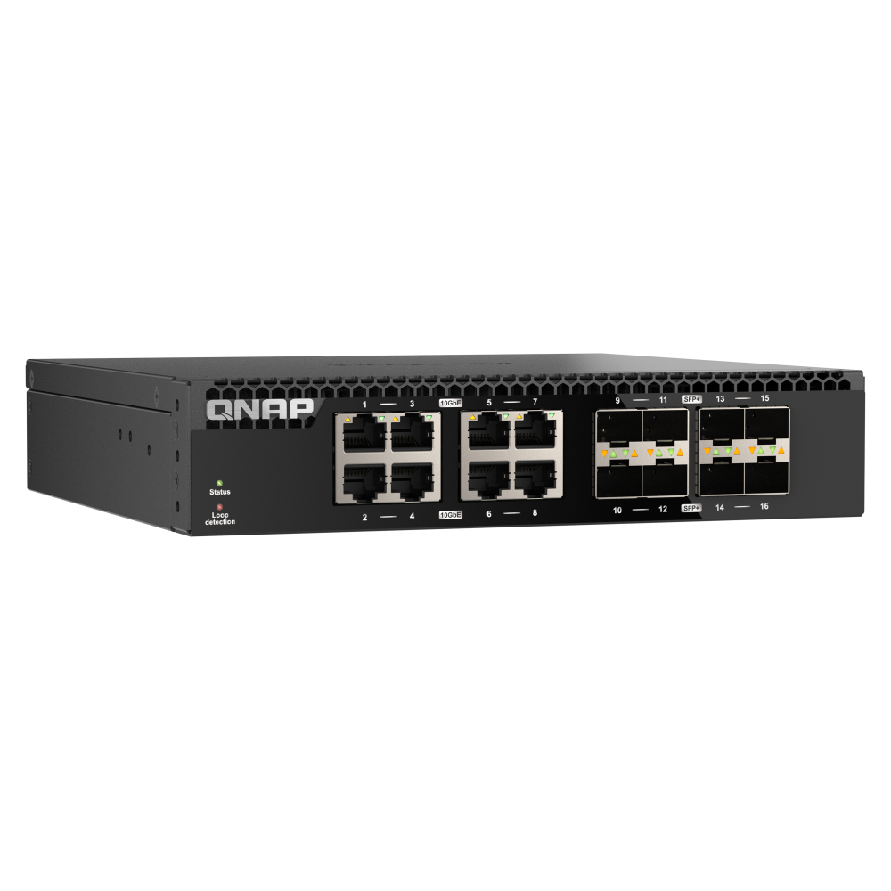 QNAP QSW-3216R-8S8T Switch Side View 4
