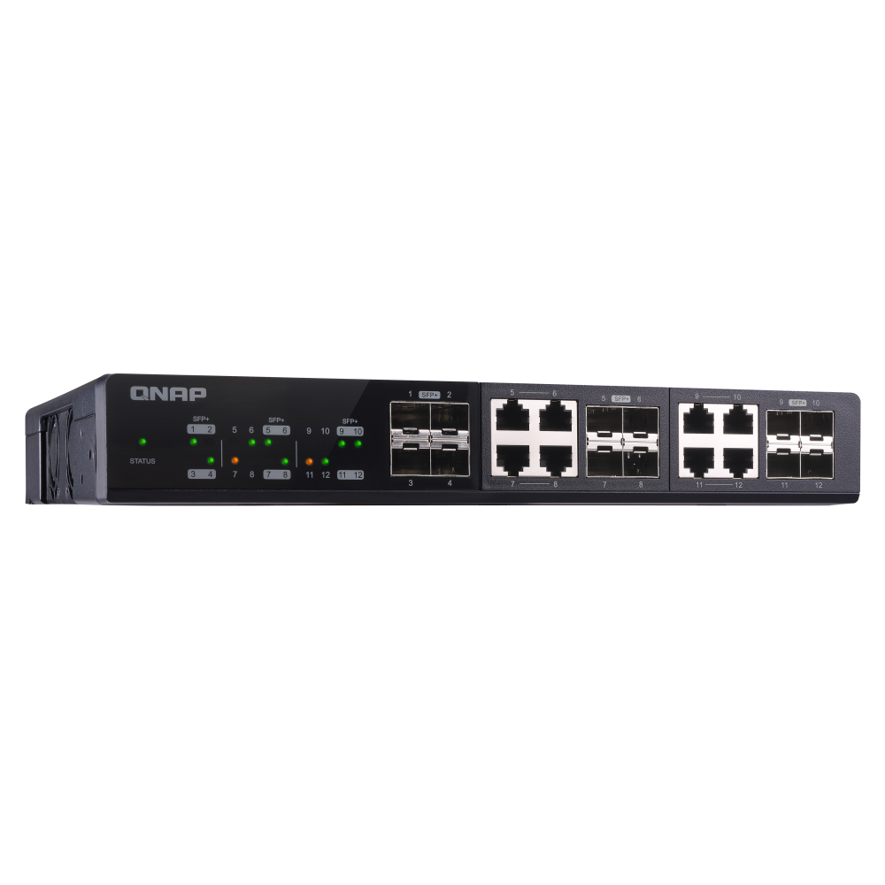 QNAP QSW-M1208-8C Switch Side View 4