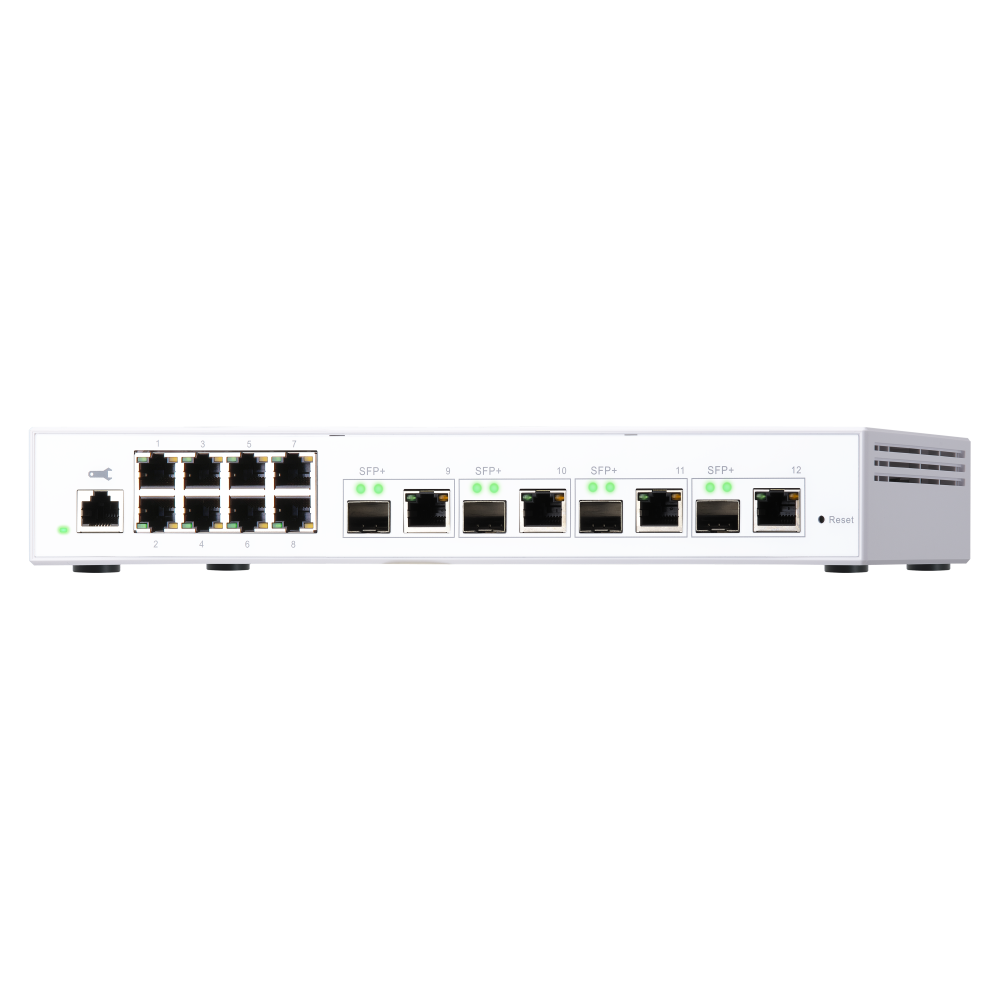 QNAP QSW-M408-4C Switch Angled Front View