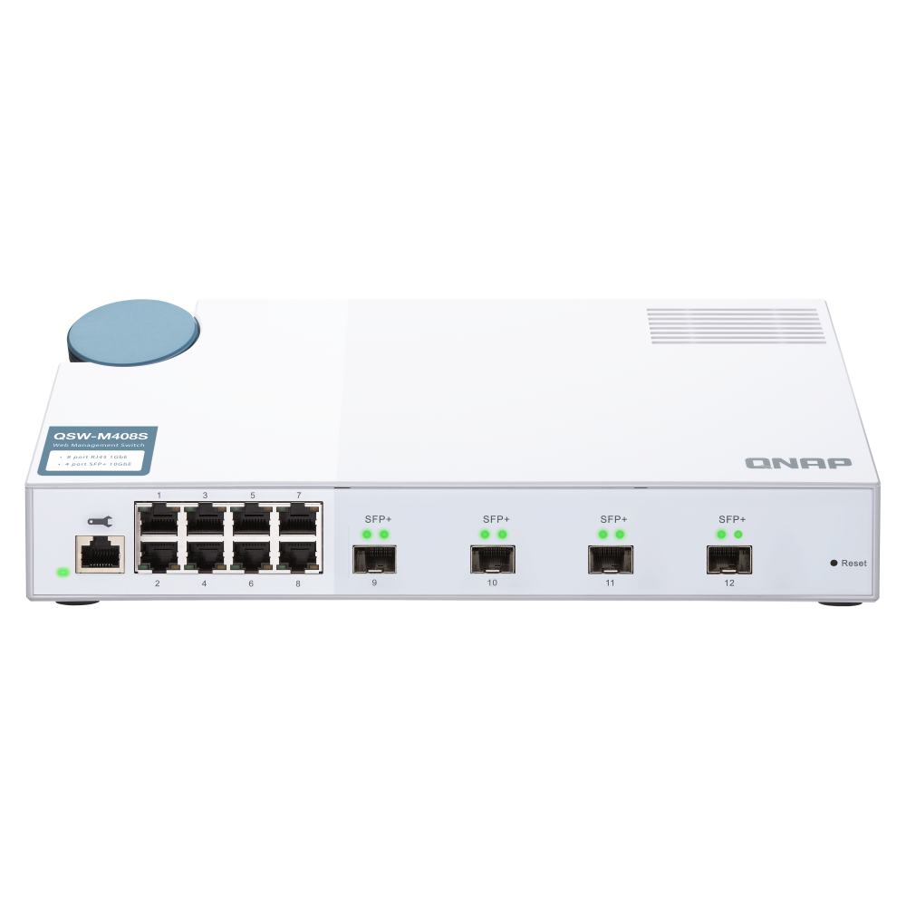 QNAP QSW-M408S Switch Front View 3
