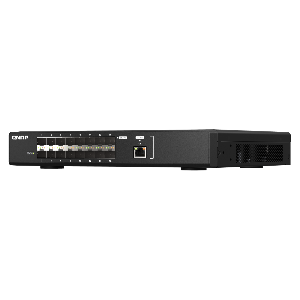 QNAP QSW-M5216-1T Switch Angled Front View