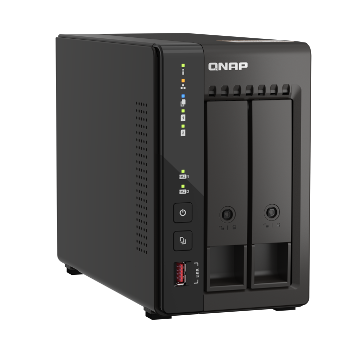 QNAP QVP-21C NVR for Surveillance Side View 4