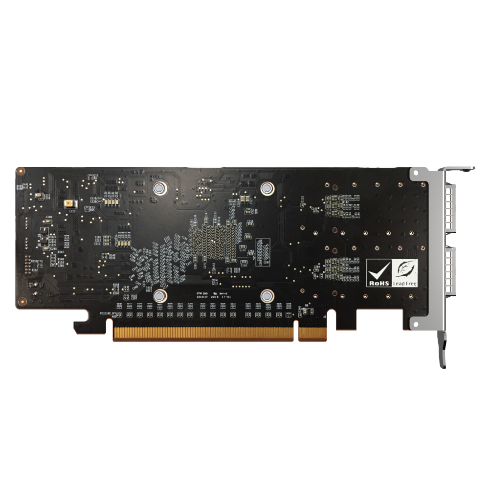 QNAP QXG-100G2SF-E810 Expansion Card Side View 4