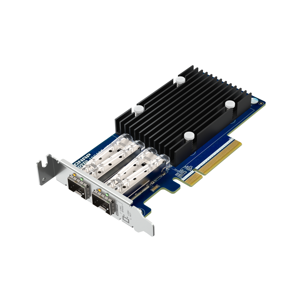 QNAP QXG-10G2SF-X710 Expansion Card Side View 3