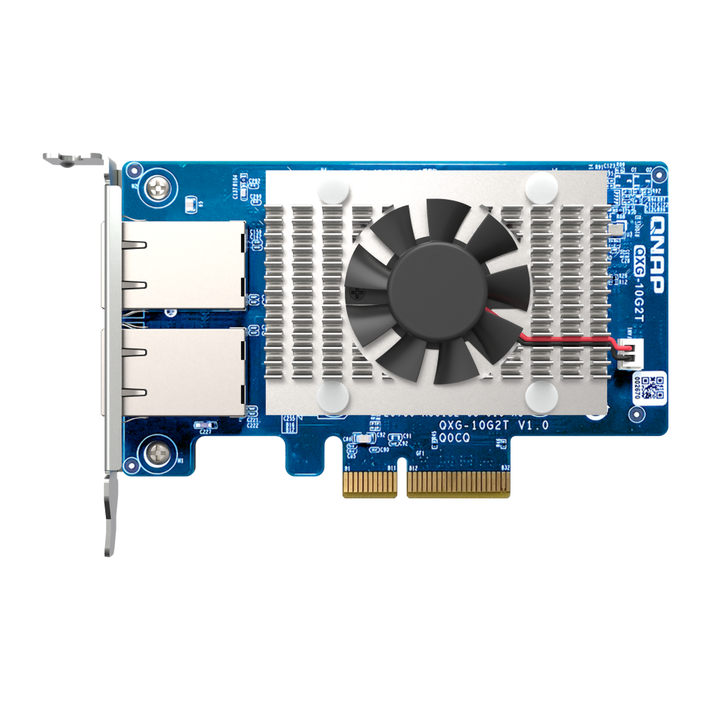 QNAP QXG-10G2T Expansion Card Side View 5