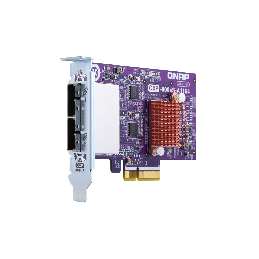 QNAP QXP-800eS-A1164 Expansion Card Front View