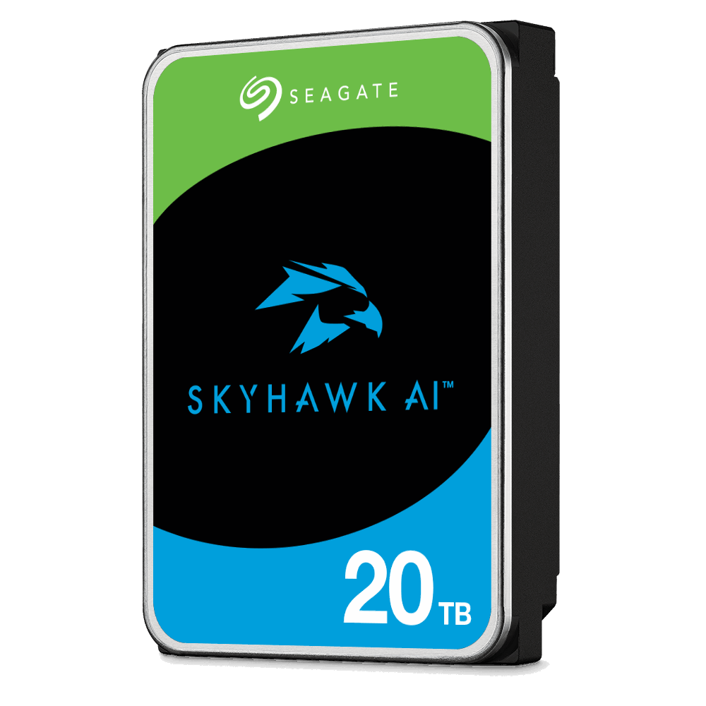 Seagate SkyHawk AI Series ST20000VE002 Hard Drive Front View