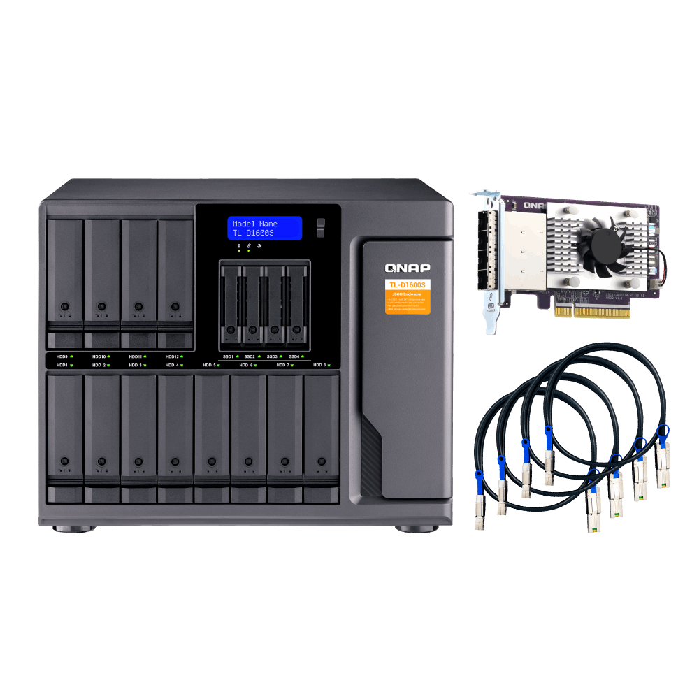 QNAP TL-D1600S Expansion Unit Front View