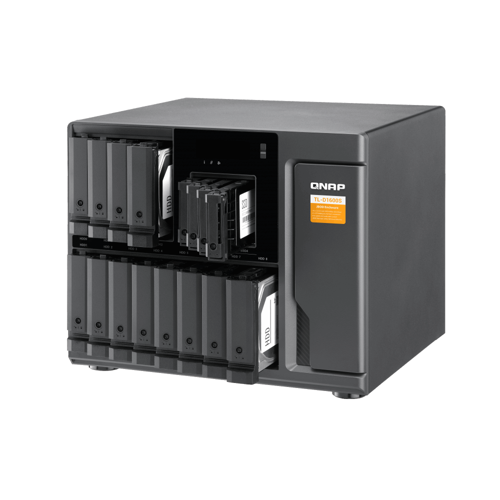 QNAP TL-D1600S Expansion Unit Side View 3