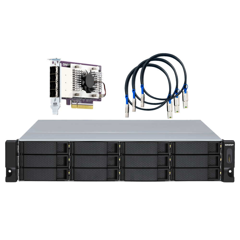 QNAP TL-R1200S-RP Expansion Unit Front View