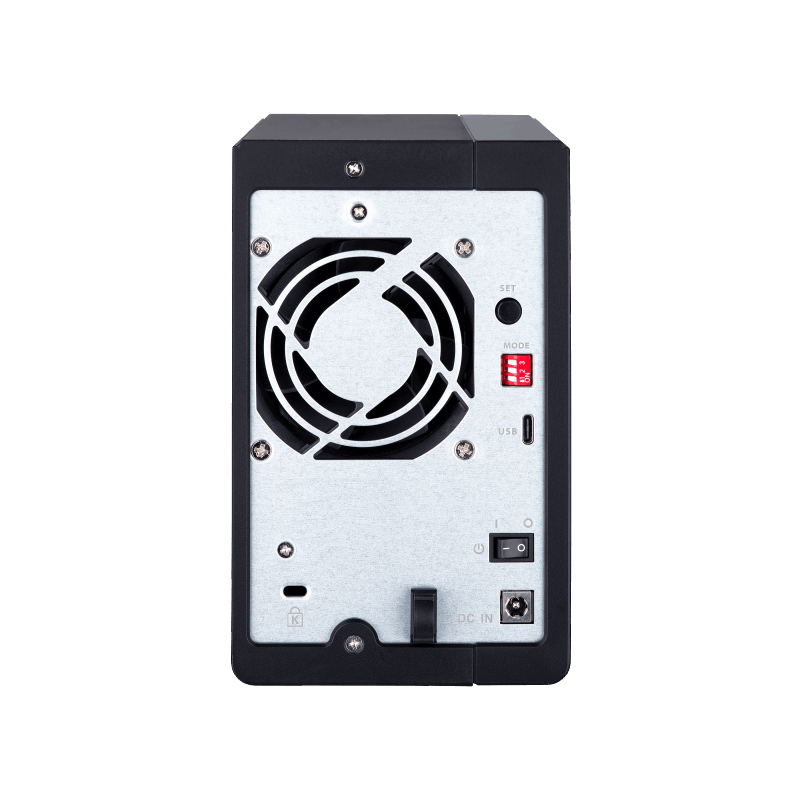 QNAP TR-002 Expansion Unit Back View (I/O ports)