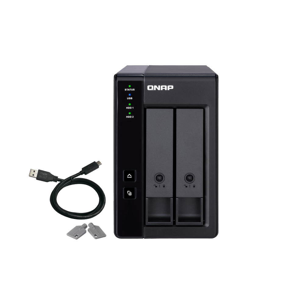 QNAP TR-002 Expansion Unit Side View 4