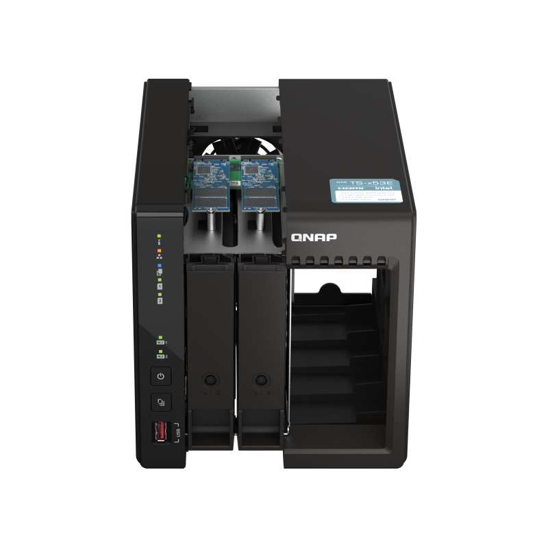 QNAP TS-253E-8G NAS Side View 4