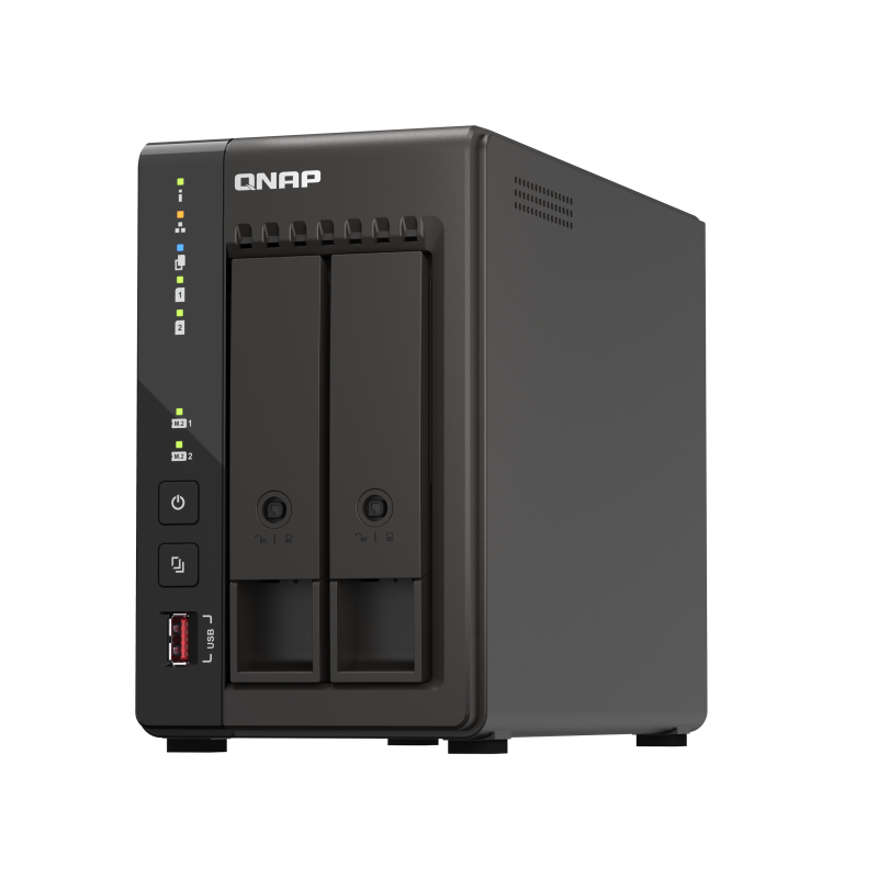 QNAP TS-253E-8G NAS Front View