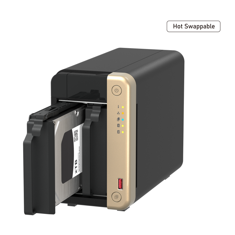QNAP TS-264-8G NAS Side View 5