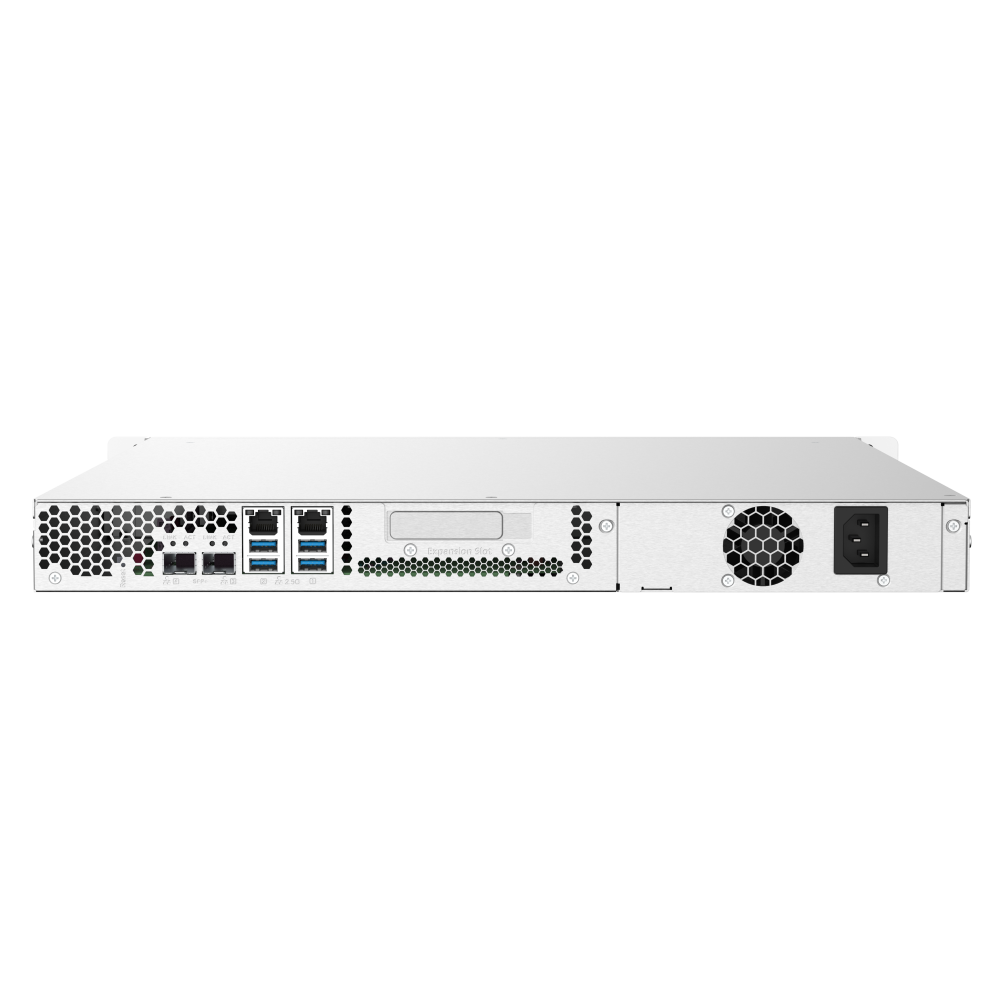 QNAP TS-432PXU-2G NAS Back View (I/O ports)
