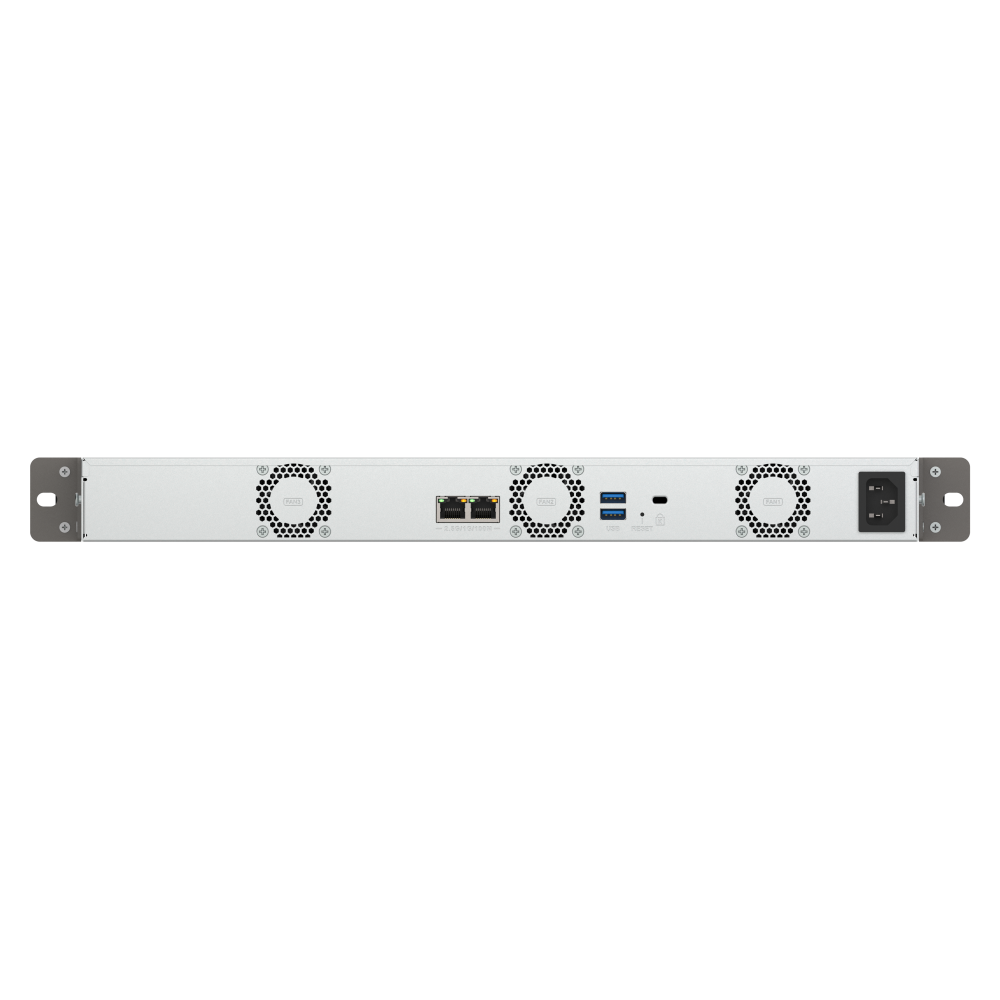 QNAP TS-433eU NAS Back View (I/O ports)