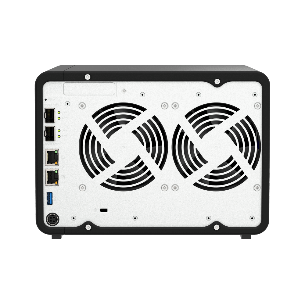 QNAP TS-632X-4G NAS Back View (I/O ports)
