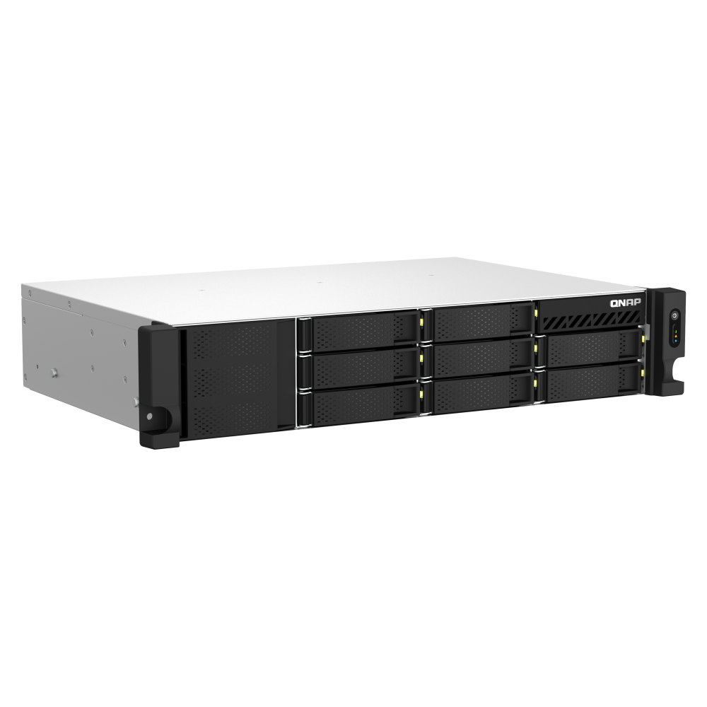 QNAP TS-864eU-RP-8G NAS Side View 4