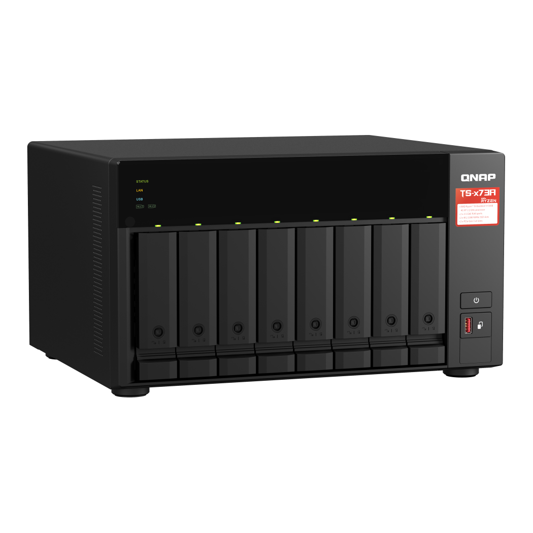 QNAP TS-873A-8G NAS Side View 4