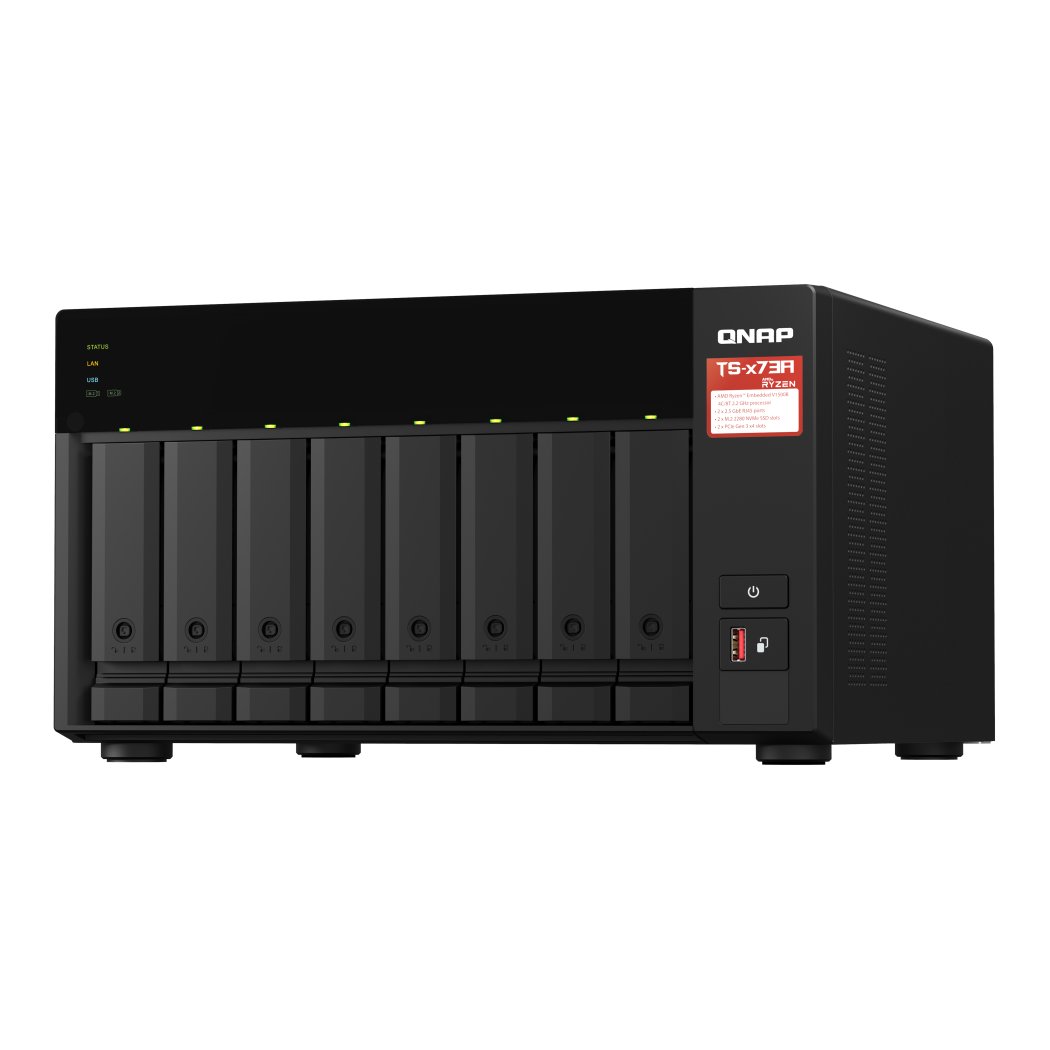 QNAP TS-873A-8G NAS Front View