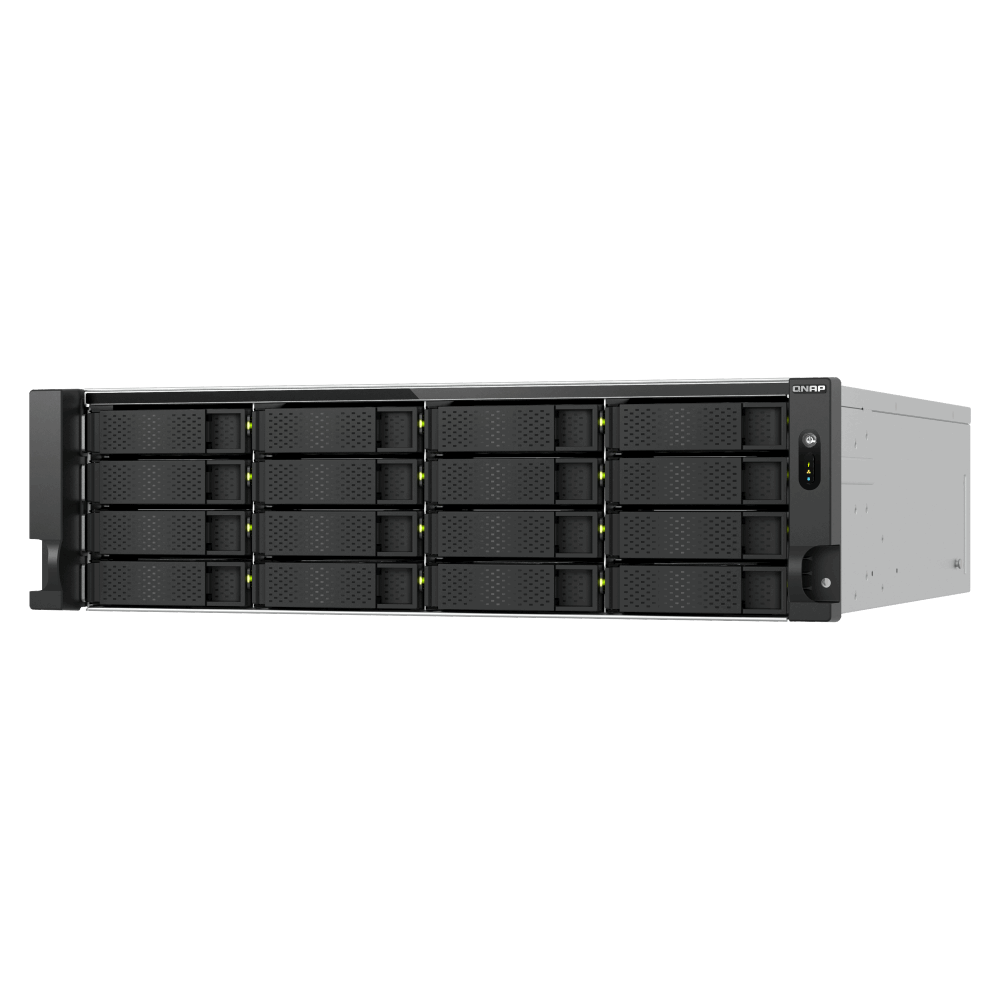 QNAP TS-h1677AXU-RP-R7-32G NAS Front View