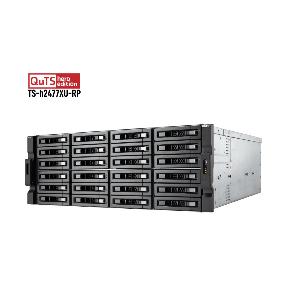 QNAP TS-h2477XU-RP-3700X-32G NAS Front View