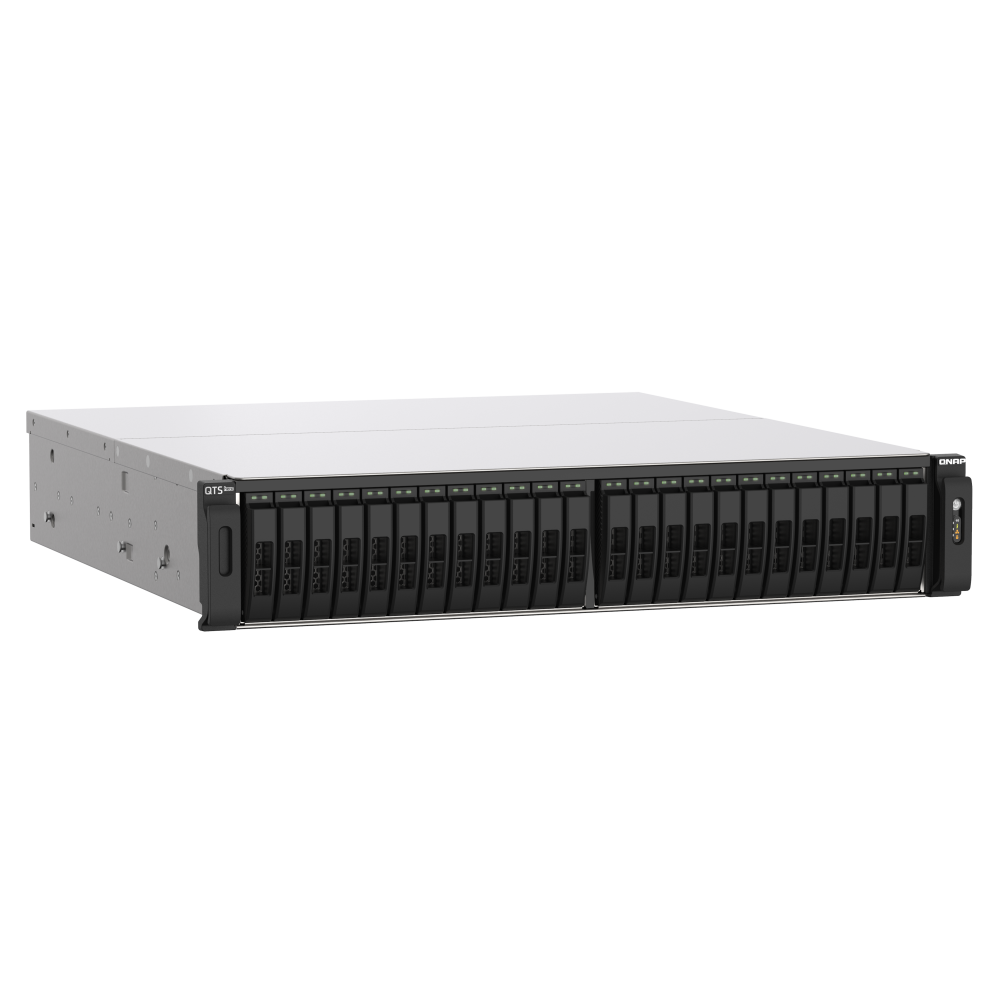 QNAP TS-h2490FU-7302P-256G NAS Side View 4