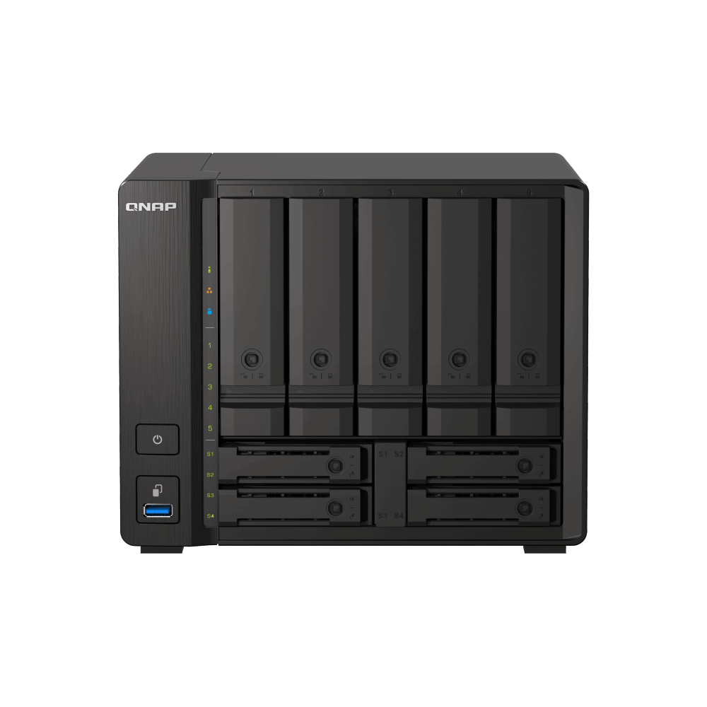 QNAP TS-h973AX-32G NAS Side View 4
