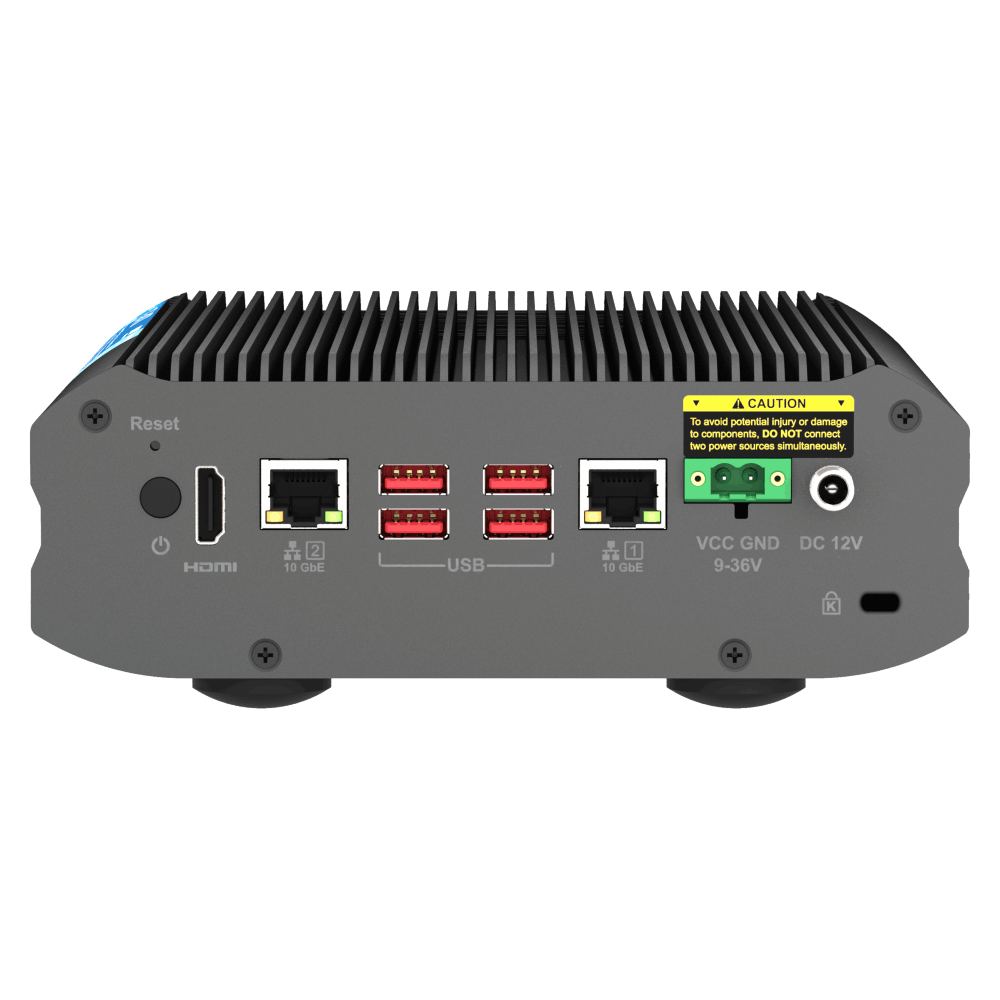 QNAP TS-i410X-8G NAS Back View (I/O ports)
