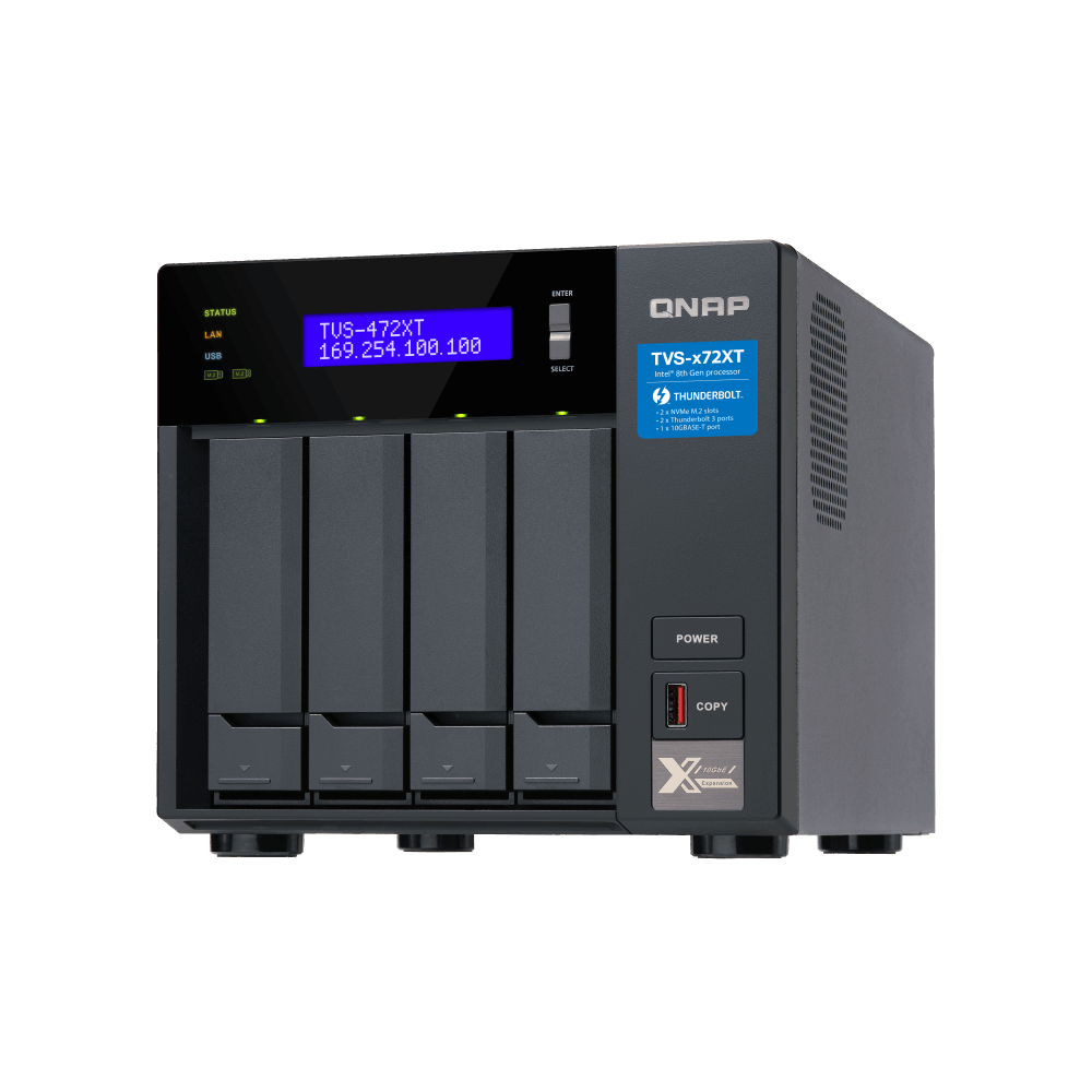 QNAP TVS-472XT-i3-4G NAS Front View