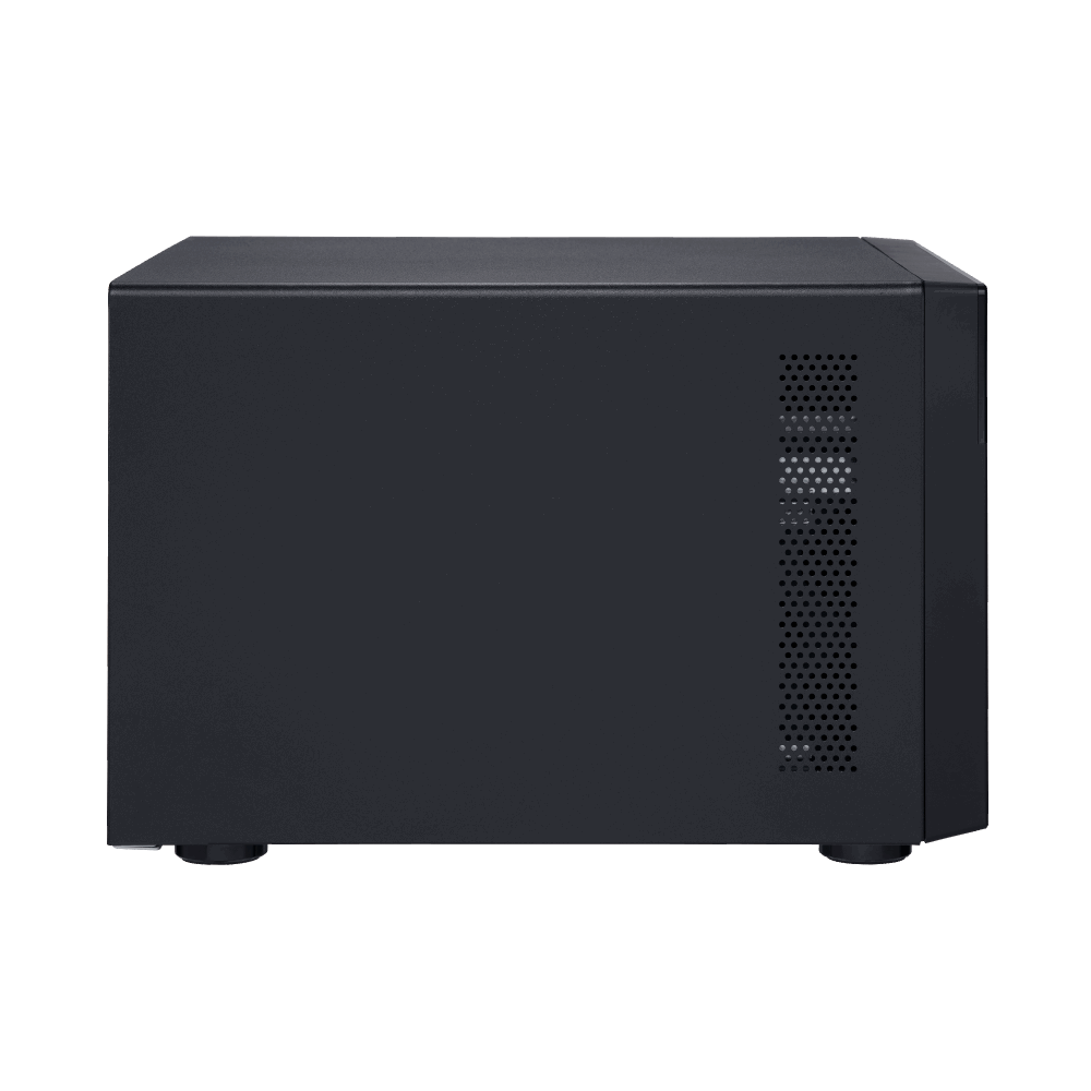 QNAP TVS-672XT-I3-8G NAS Side View 3