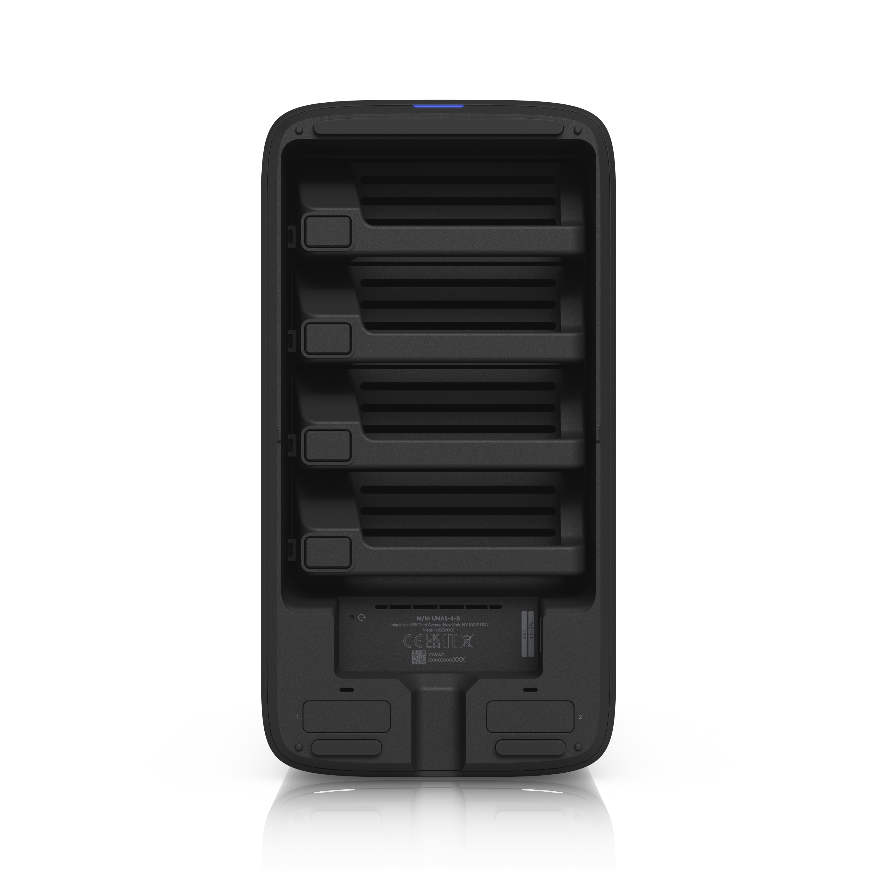 Ubiquiti UNAS-4-B NAS back View