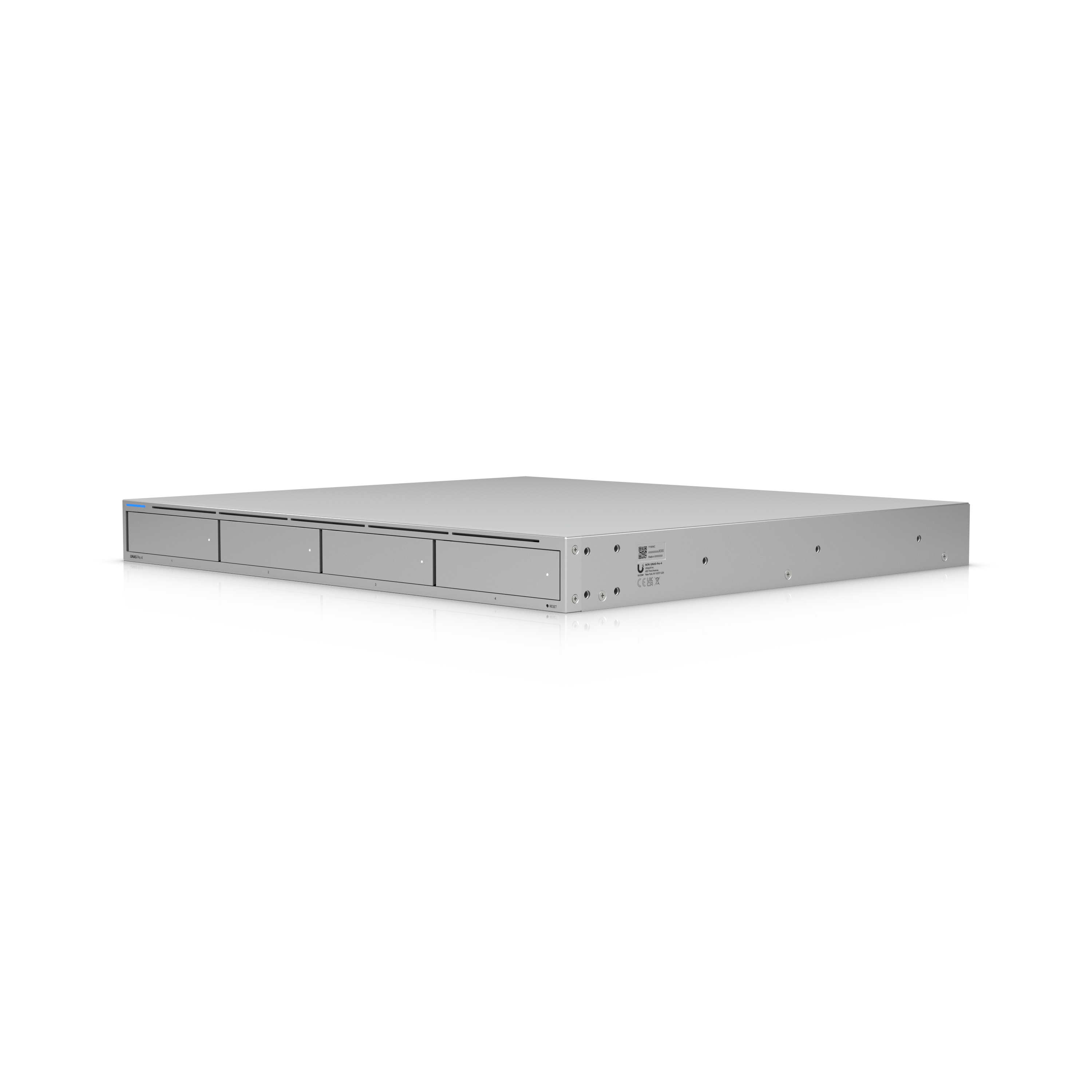 Ubiquiti UNAS-Pro-4 NAS Angled Front View