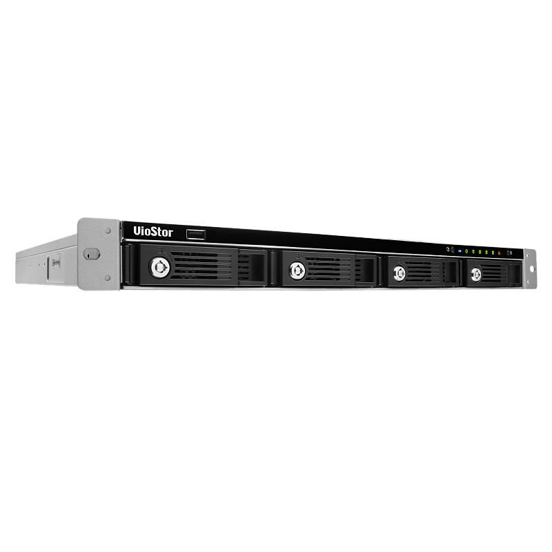 QNAP VS-4112U-RP Pro+ NVR for Surveillance Side View 4